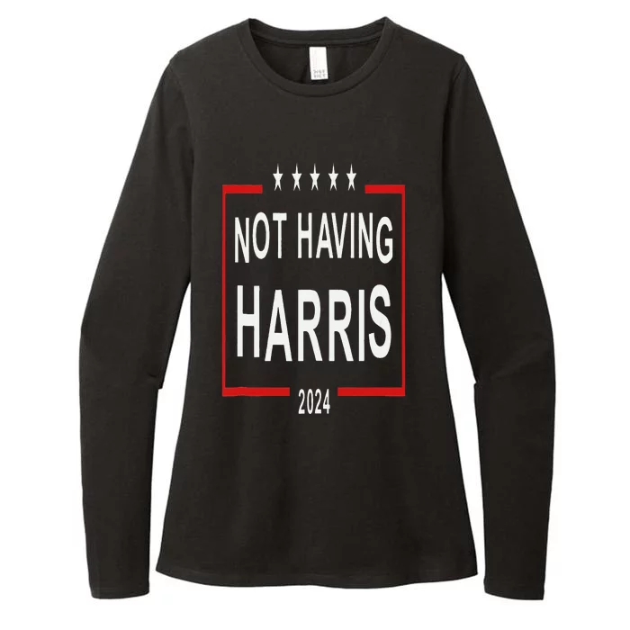 Anti Kamala Harris Not Having Harris 2024 Womens CVC Long Sleeve Shirt