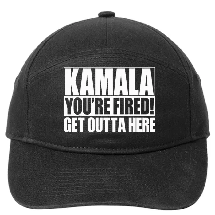 Anti Kamala Harris YouRe Fired 2024 Presidential Election 7-Panel Snapback Hat