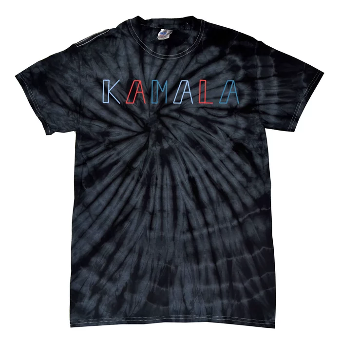 Aesthetic Kamala Harris Tie-Dye T-Shirt