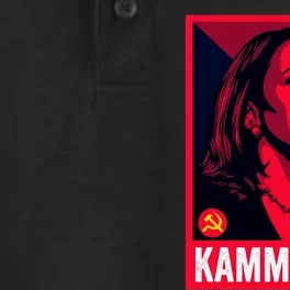 Anti Kamala Harris Kammunist Funny Election Dry Zone Grid Performance Polo