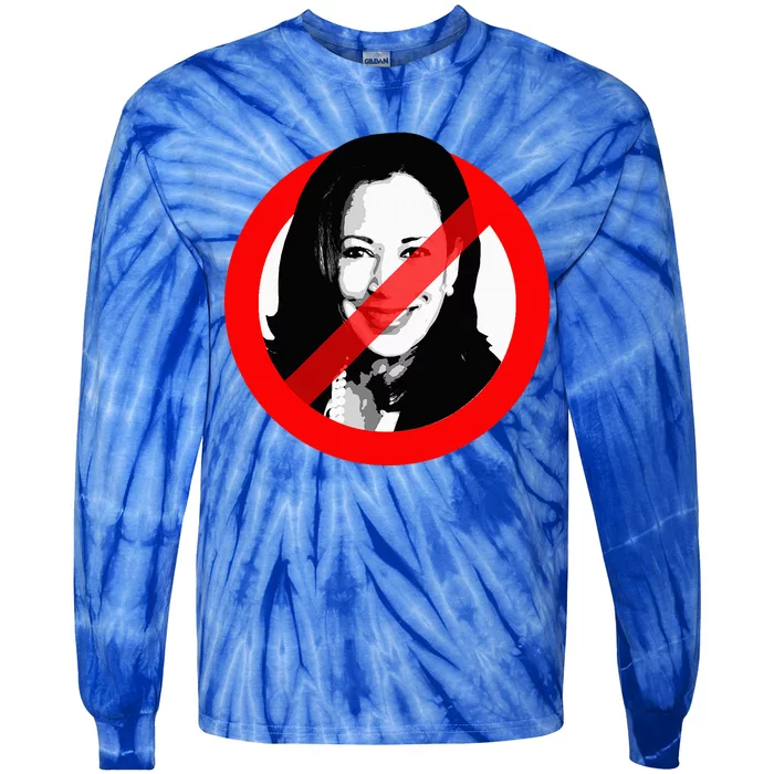 Anti Kamala Harris Cancel Kamala Harris Tie-Dye Long Sleeve Shirt