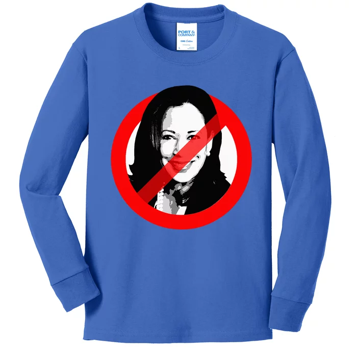 Anti Kamala Harris Cancel Kamala Harris Kids Long Sleeve Shirt