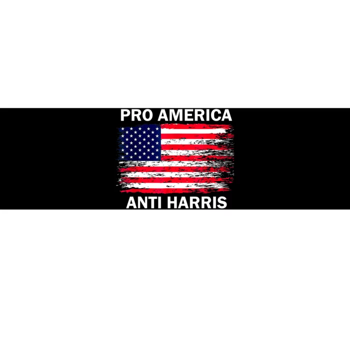 Anti Kamala Harris Pro America Flag Kamala Harris Gift Bumper Sticker