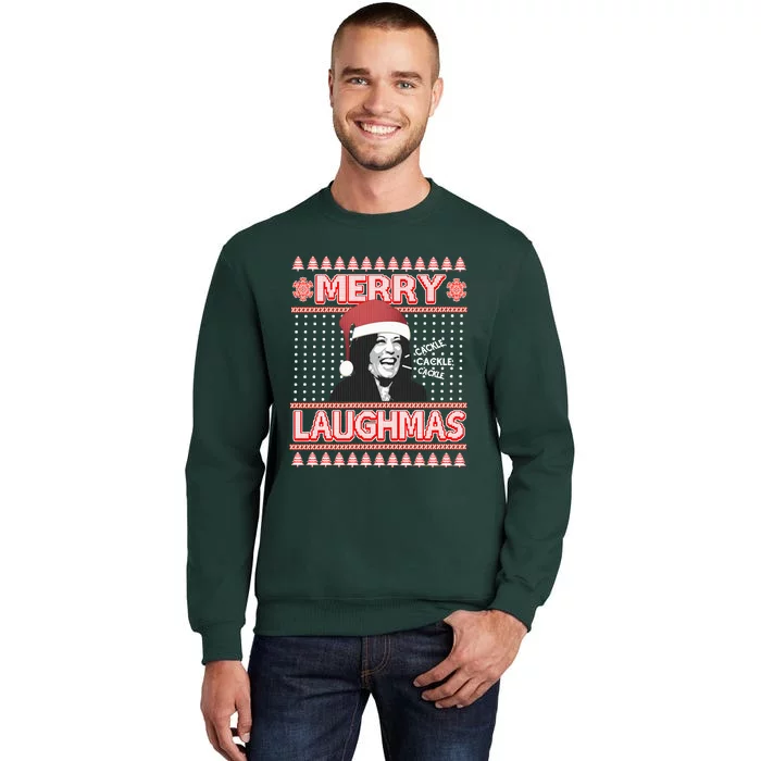 Anti Kamala Harris Ugly Christmas Sweater Merry Laughmas Sweatshirt
