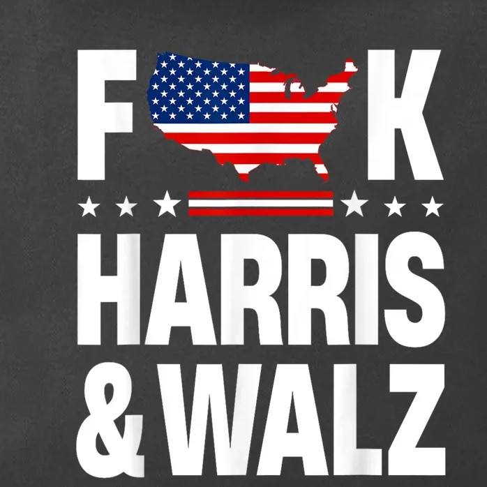 Anti Kamala Harris And Tim Walz 2024 Presidential Election Zip Tote Bag