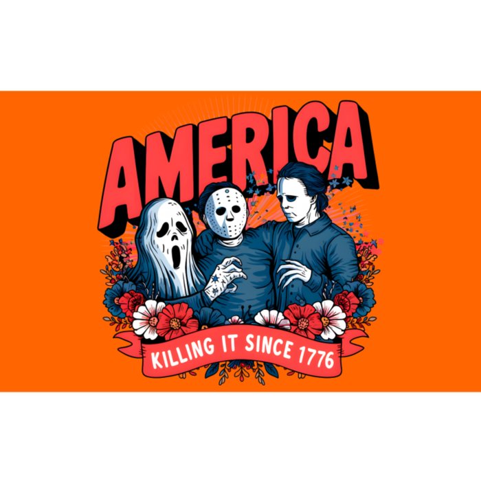 America Killing It Since 1776 Horror Characters Bumper Sticker