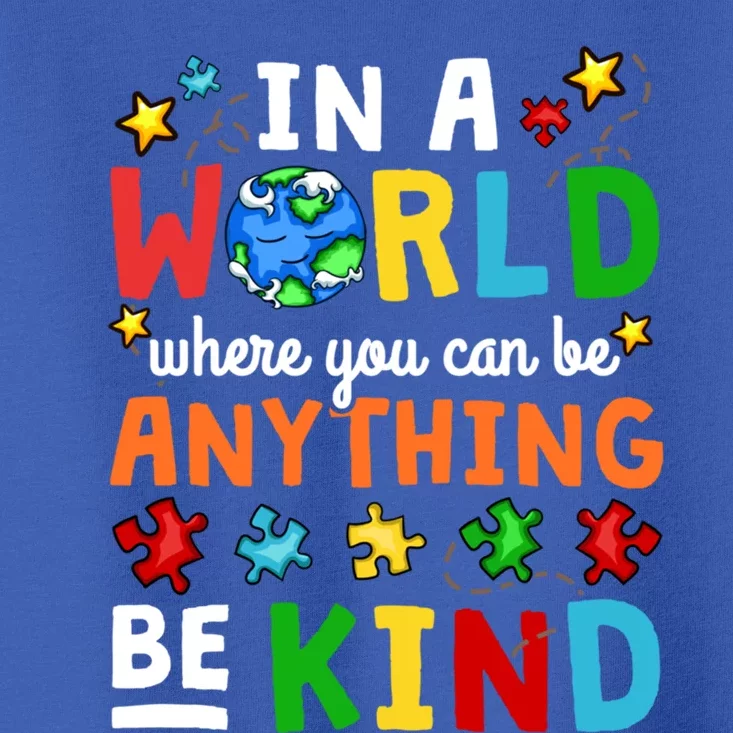 Autism Kindness Inspirational Be Kind Awareness Cute Gift Toddler T-Shirt