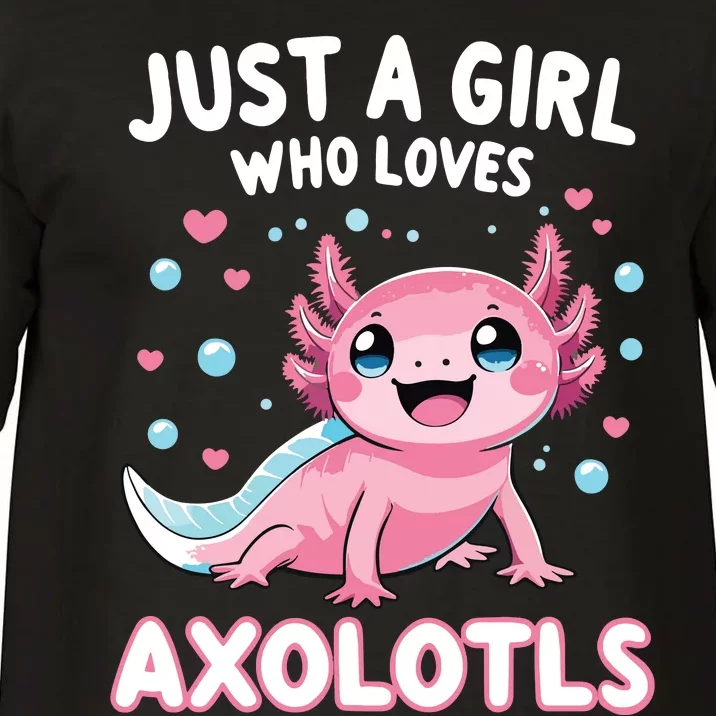 Axolotl Kawaii Just A Girl Who Loves Axolotls Comfort Colors T-Shirt