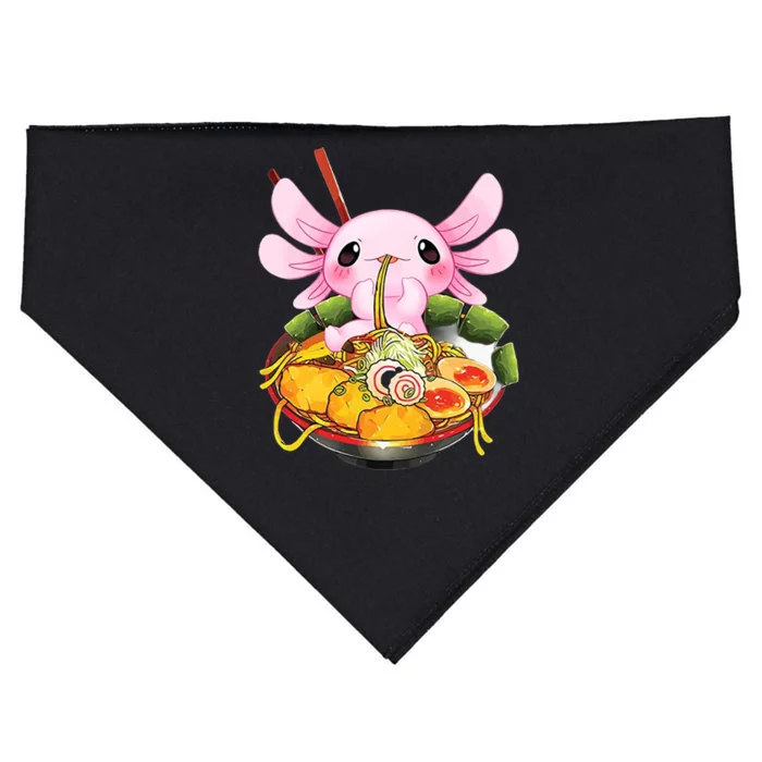 Axolotl Kawaii Japanese Food USA-Made Doggie Bandana