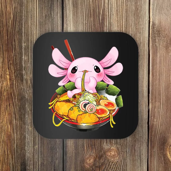 Axolotl Kawaii Japanese Food Coaster