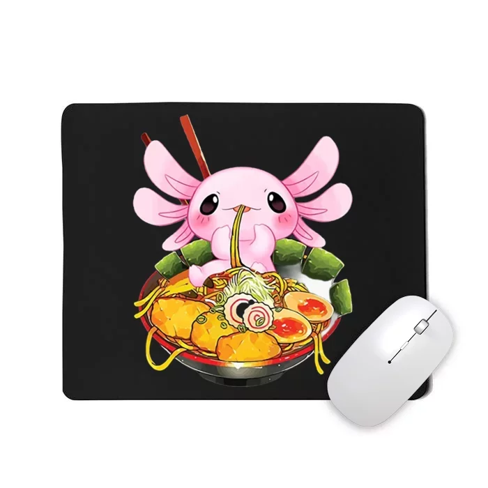 Axolotl Kawaii Japanese Food Mousepad