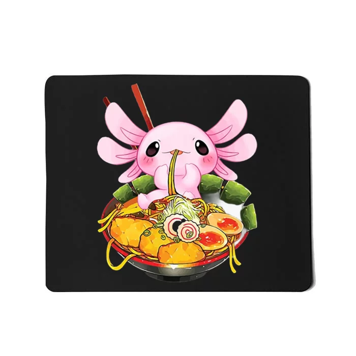 Axolotl Kawaii Japanese Food Mousepad