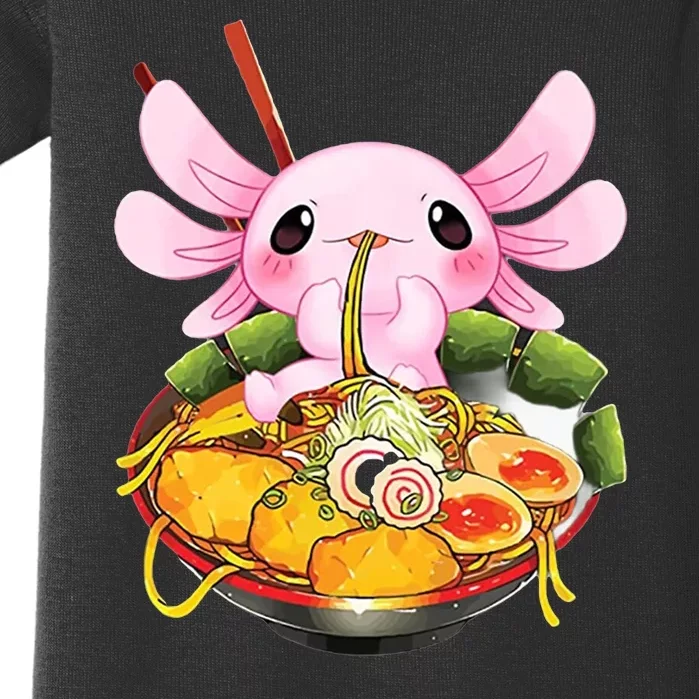 Axolotl Kawaii Japanese Food Baby Bodysuit