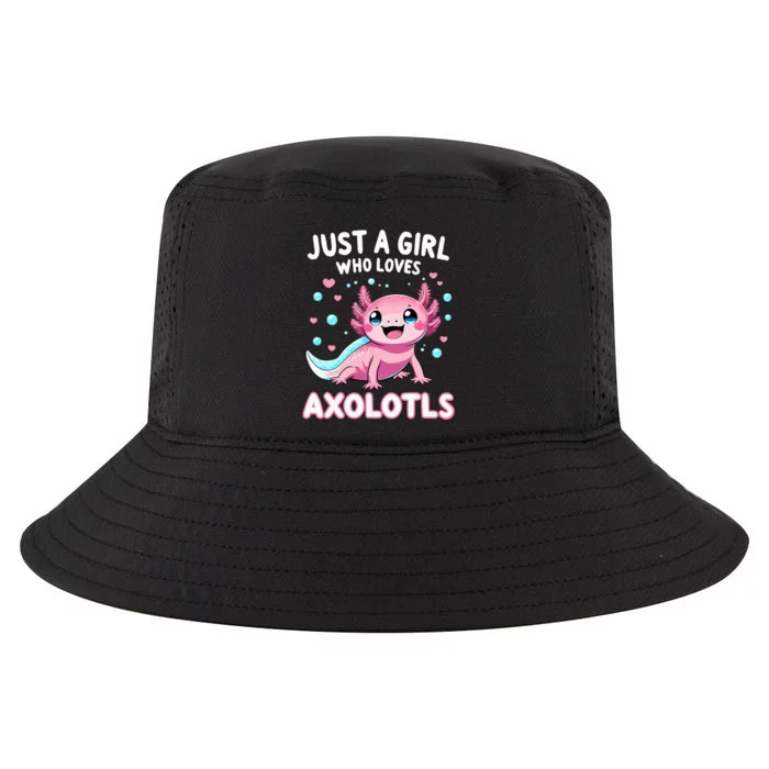 Axolotl Kawaii Just A Girl Who Loves Axolotls Cool Comfort Performance Bucket Hat