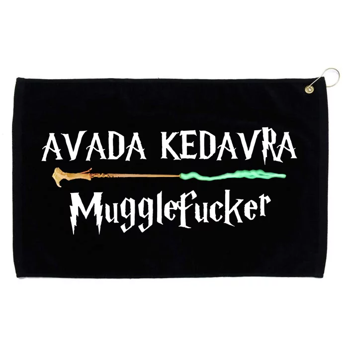 Avada Kedavra Muggles Fucker Wizard Grommeted Golf Towel