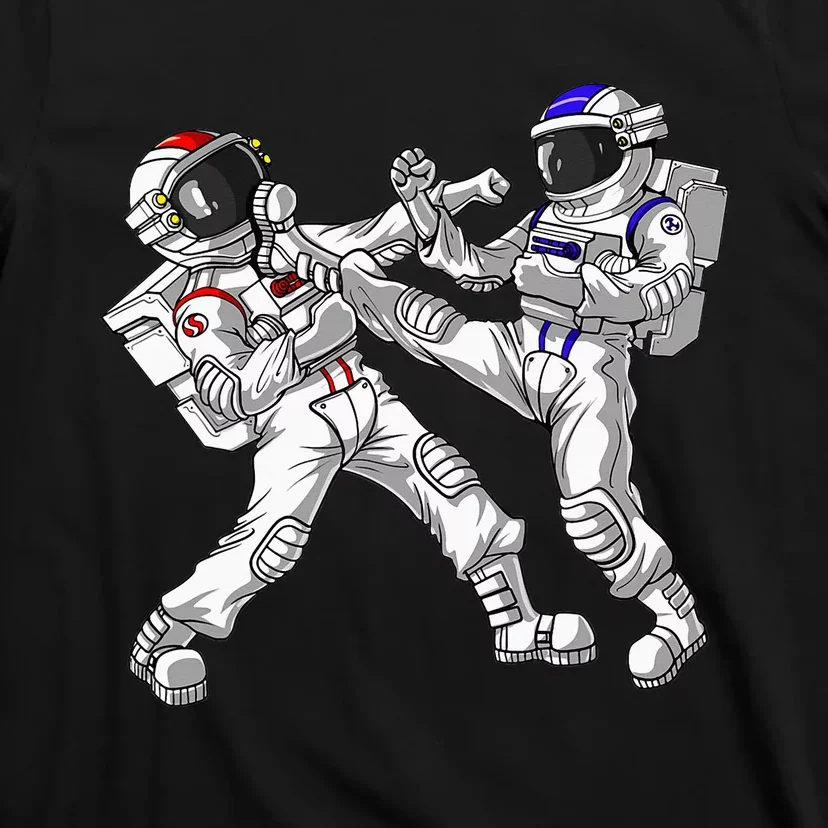 Astronaut Karate Muay Thai Martial Arts Kickboxing Taekwondo T-Shirt