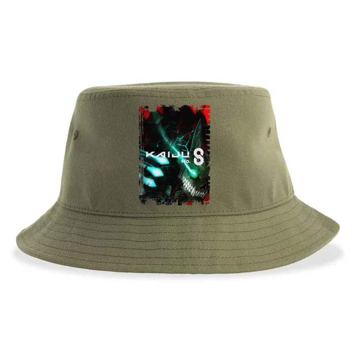 Aesthetic Kaiju No 8 Anime Vintage Sustainable Bucket Hat