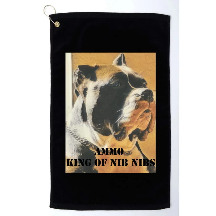 A.MM.O K.ING OF N.IB N.IBS Platinum Collection Golf Towel