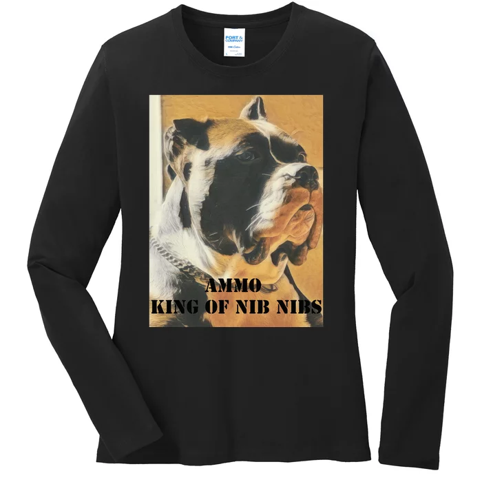 A.MM.O K.ING OF N.IB N.IBS Ladies Long Sleeve Shirt