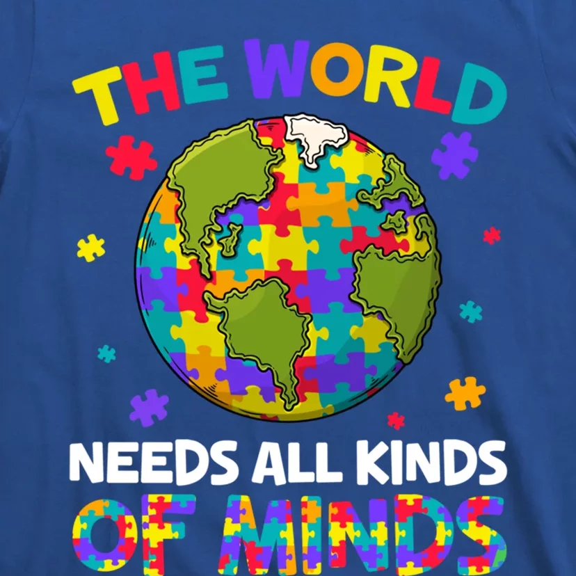 All Kinds Of Minds Autism Awareness Earth Day Autistic Gift T-Shirt