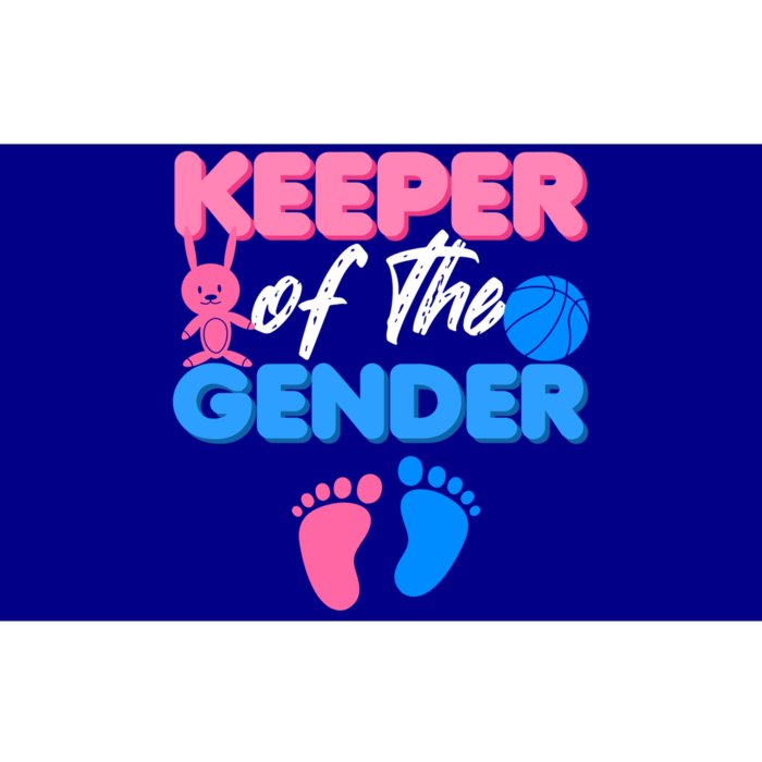 Announcet Keeper Of Gender Reveal Party Idea Baby Funny Gift Bumper Sticker