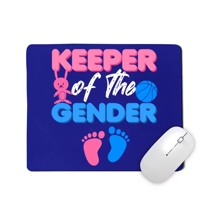 Announcet Keeper Of Gender Reveal Party Idea Baby Funny Gift Mousepad