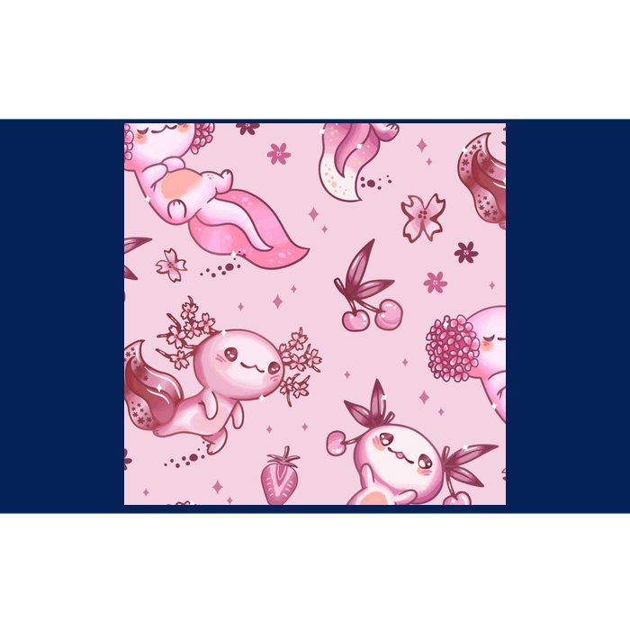 Axolotl Kawaii Pattern Bumper Sticker