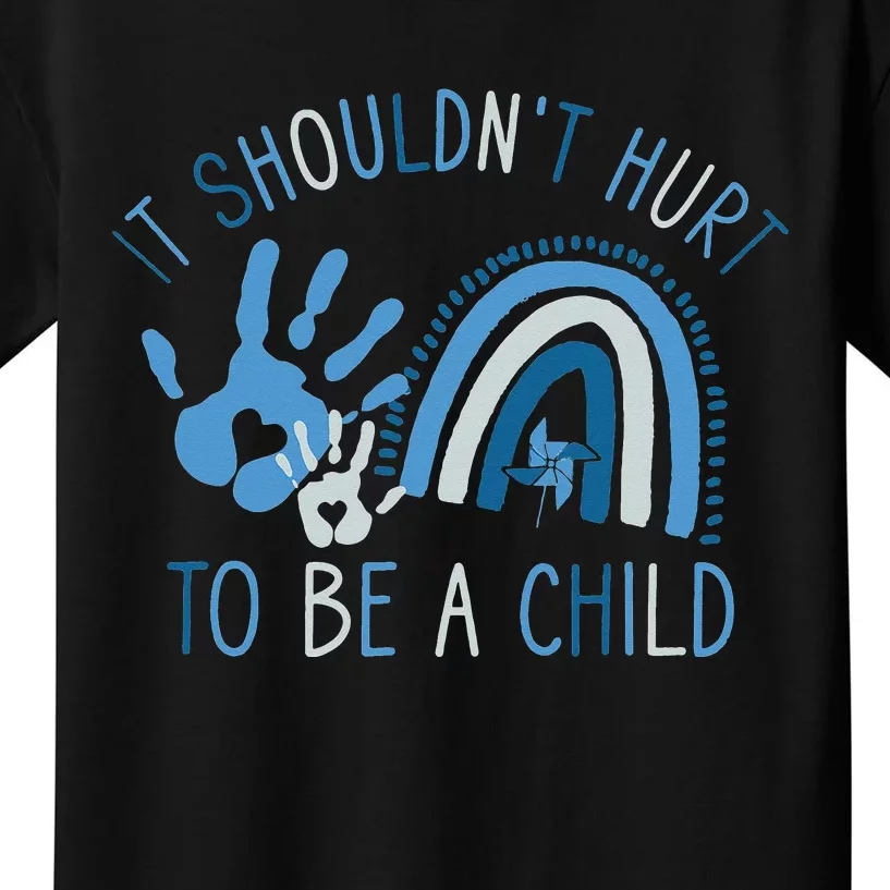 All KidsMatter Pinwheel Child Abuse Prevention Awareness Kids T-Shirt