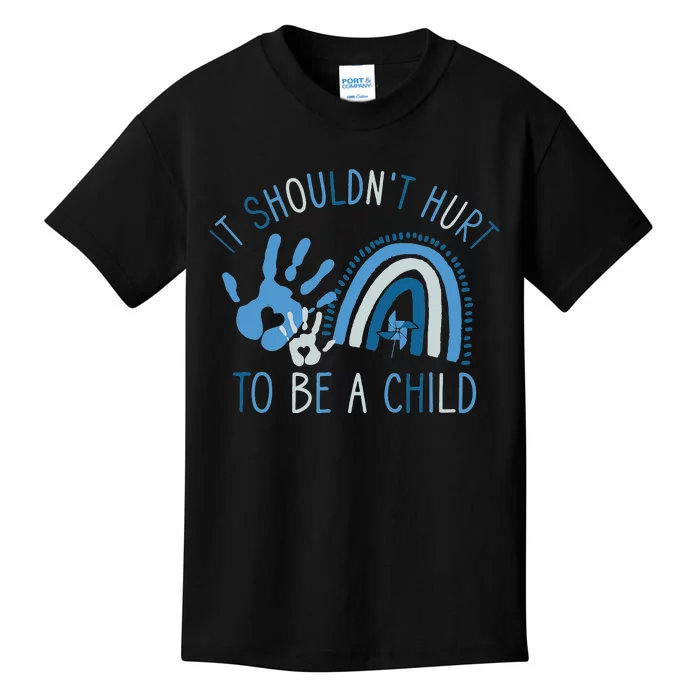 All KidsMatter Pinwheel Child Abuse Prevention Awareness Kids T-Shirt