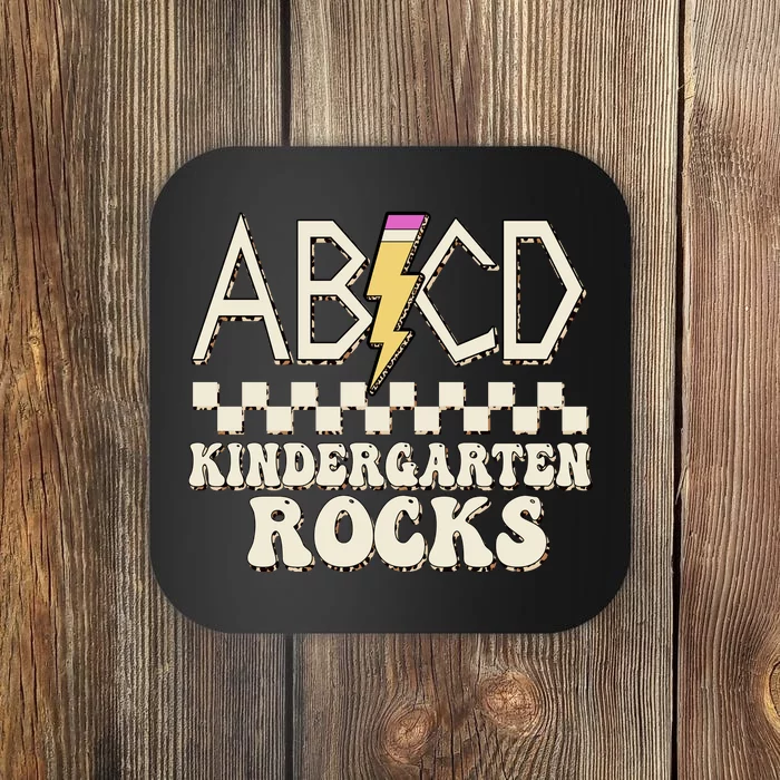 ABCD Kindergarten Rocks Coaster