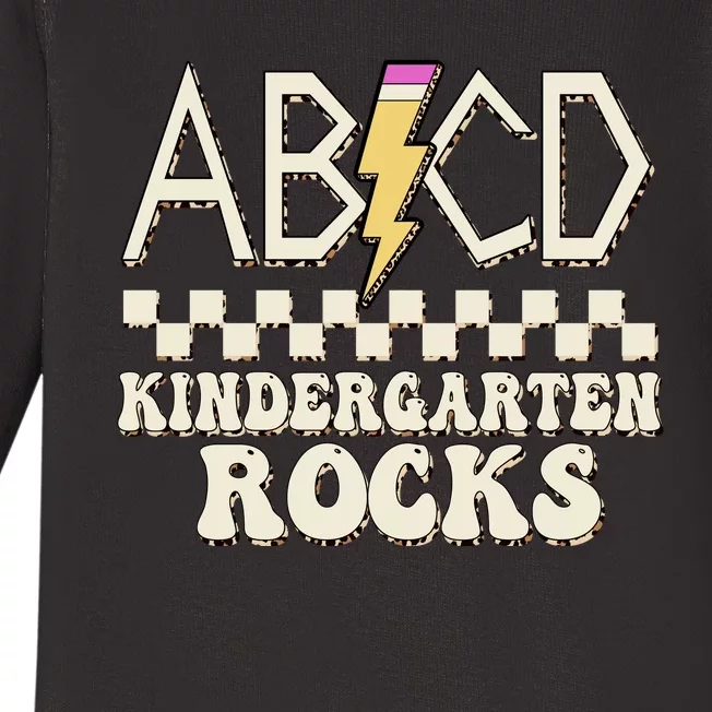 ABCD Kindergarten Rocks Baby Long Sleeve Bodysuit