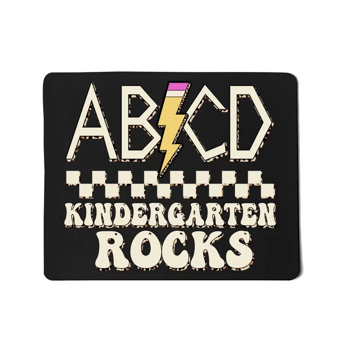 ABCD Kindergarten Rocks Mousepad