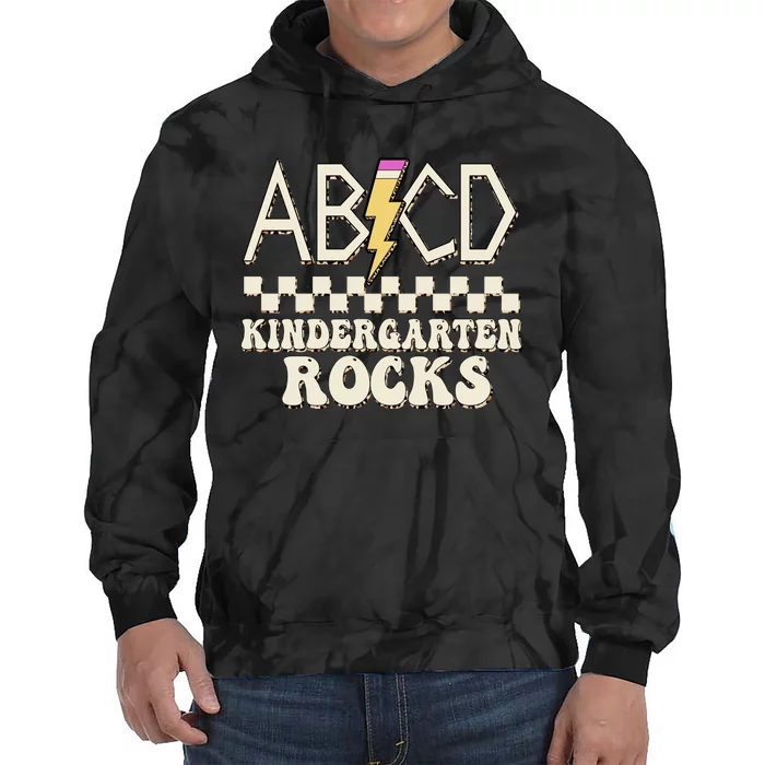 ABCD Kindergarten Rocks Tie Dye Hoodie