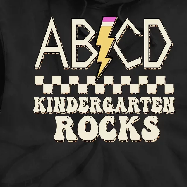 ABCD Kindergarten Rocks Tie Dye Hoodie