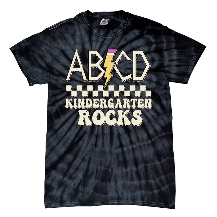 ABCD Kindergarten Rocks Tie-Dye T-Shirt