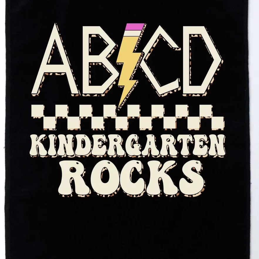 ABCD Kindergarten Rocks Platinum Collection Golf Towel