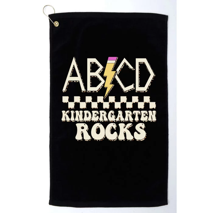 ABCD Kindergarten Rocks Platinum Collection Golf Towel