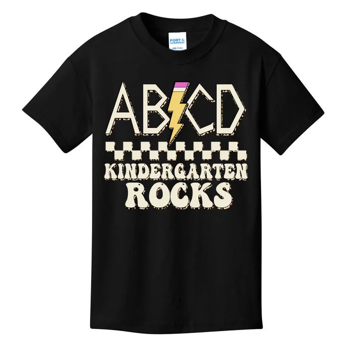 ABCD Kindergarten Rocks Kids T-Shirt