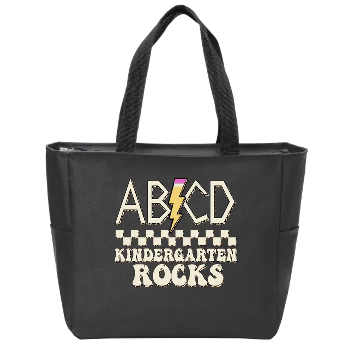 ABCD Kindergarten Rocks Zip Tote Bag