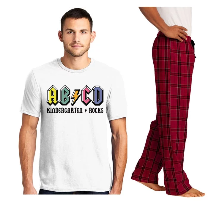 ABCD Kindergarten Rocks Back To School Kindergarten Teacher Pajama Set