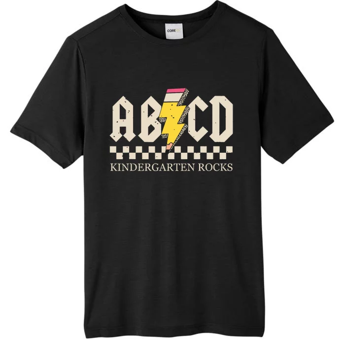 Abcd Kindergarten Rocks Pencil Lightning Teachers Rock Boy ChromaSoft Performance T-Shirt