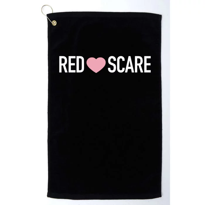 Anna Khachiyan Red Love Scare Platinum Collection Golf Towel