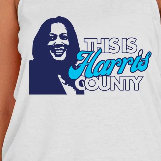 Abbie Kamin This Is Harris County Women's Knotted Racerback Tank