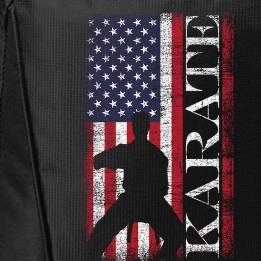 Arts Karate Usa Flag Patriotic American Gift City Backpack