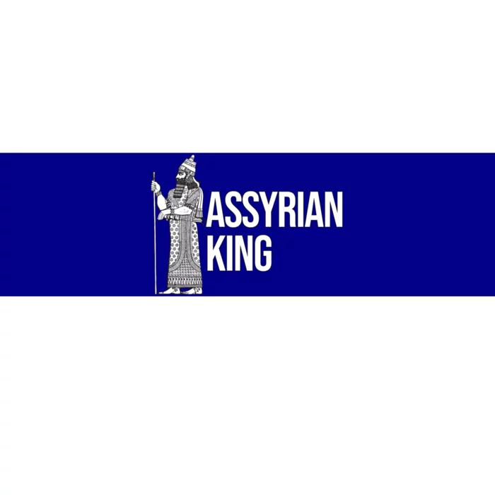 Assyrian King With An Assyrian King Cute Gift Bumper Sticker