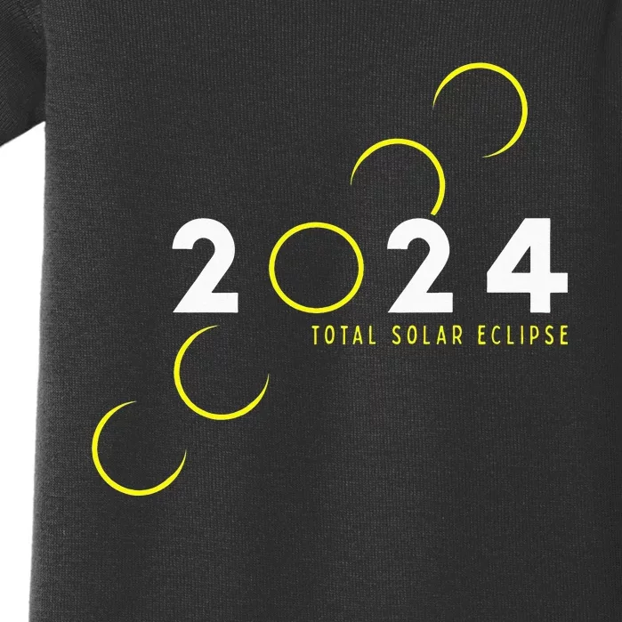 Astronomy Lovers 4.08.24 Total Solar Eclipse 2024 Baby Bodysuit