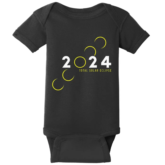 Astronomy Lovers 4.08.24 Total Solar Eclipse 2024 Baby Bodysuit