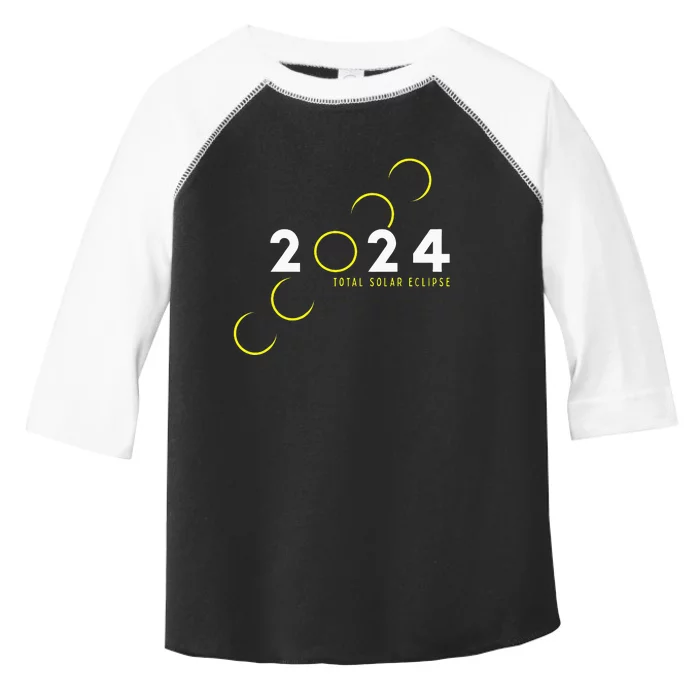 Astronomy Lovers 4.08.24 Total Solar Eclipse 2024 Toddler Fine Jersey T-Shirt