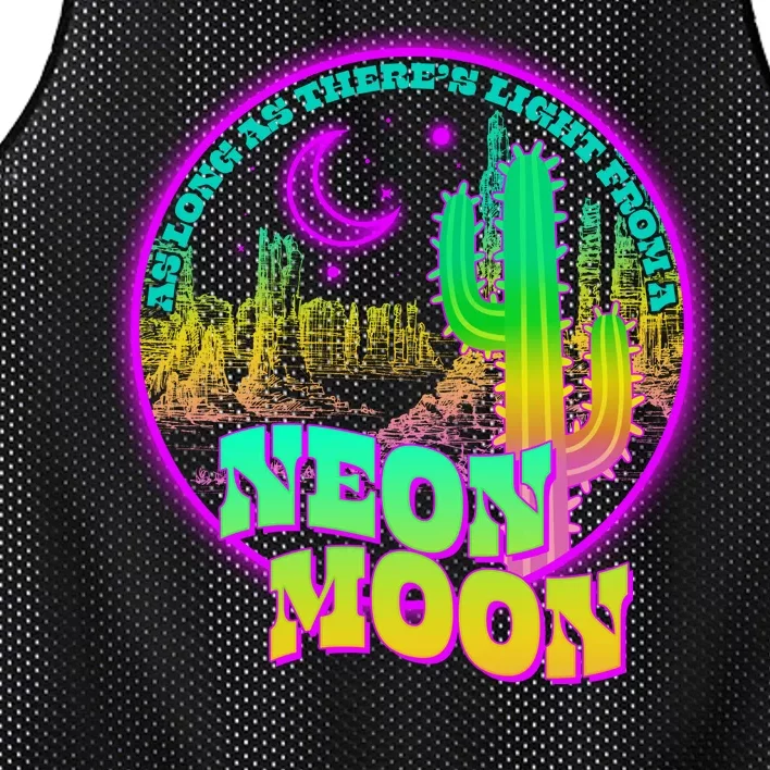 As Long As There's Light From A Neon Moon Mesh Reversible Basketball Jersey Tank