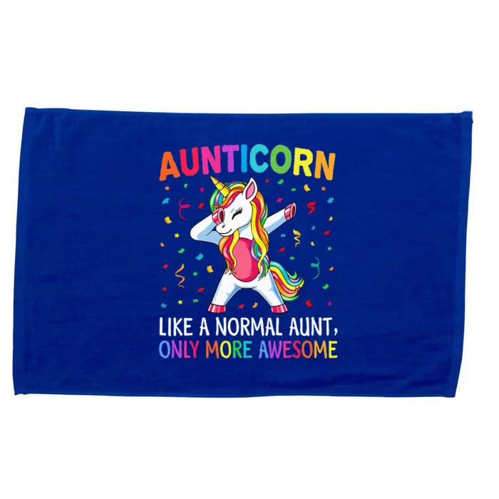 Aunticorn Like An Aunt Only Awesome Dabbing Unicorn Microfiber Hand Towel